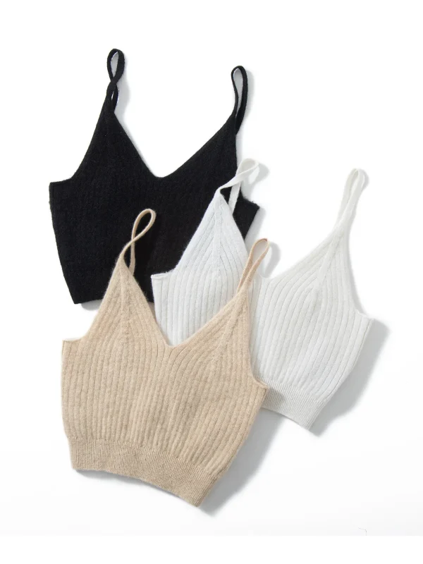 New Arrival 100 Cashmere Knitted Short Vest Women  Sweater Vest