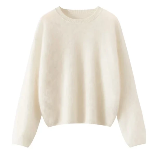 Brush Cashmere Designed Women Sweater Luxury Oversized 100% Cashmere Sweater for Ladies