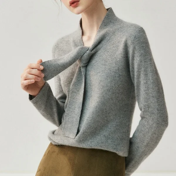 Pullover Cashmere Wool Sweater for Women