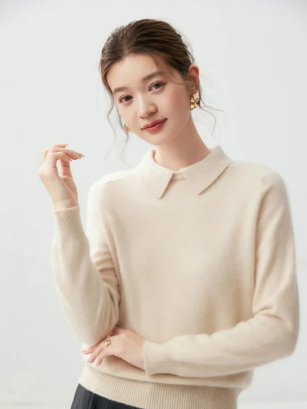 2026 New Style Cashmere Wool Sweater Winter Autumn Puff-Sleeve