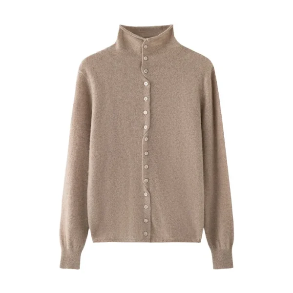 High Quality New Style  Knitted Cashmere  High Neck  Women  Sweater